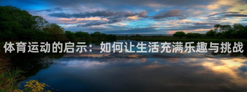 体育运动的启示：如何让生活充满乐趣与挑战